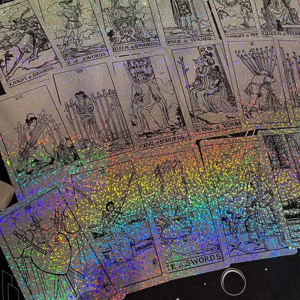 The Smith-Waite Tarot Cards - Holographic Crystal Foil Religious