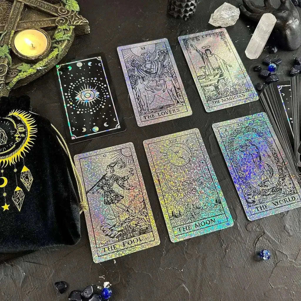 The Smith-Waite Tarot Cards - Holographic Crystal Foil Religious