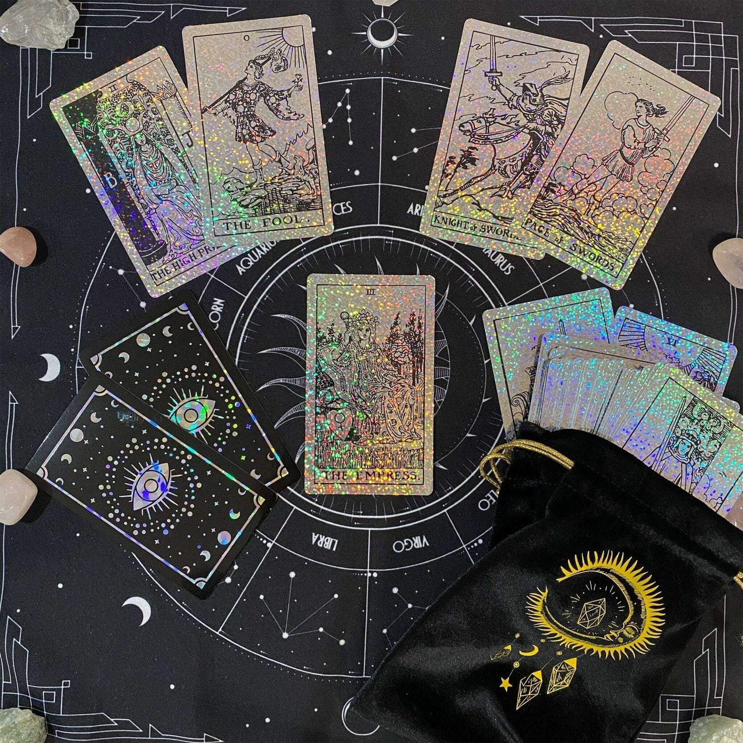 The Smith-Waite Tarot Cards - Holographic Crystal Foil Religious