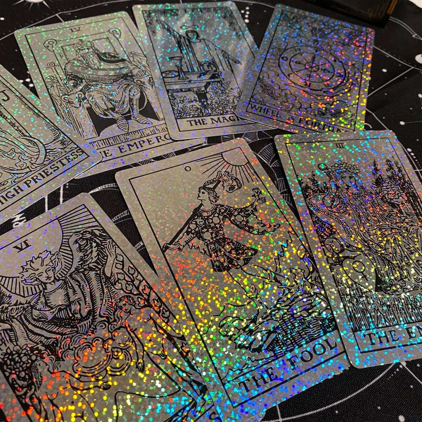 The Smith-Waite Tarot Cards - Holographic Crystal Foil Religious