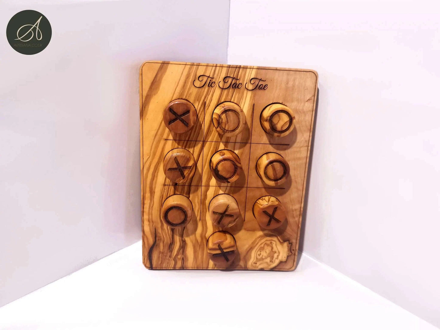 TIC TAC TOE/Noughts And Crosses Game Wood