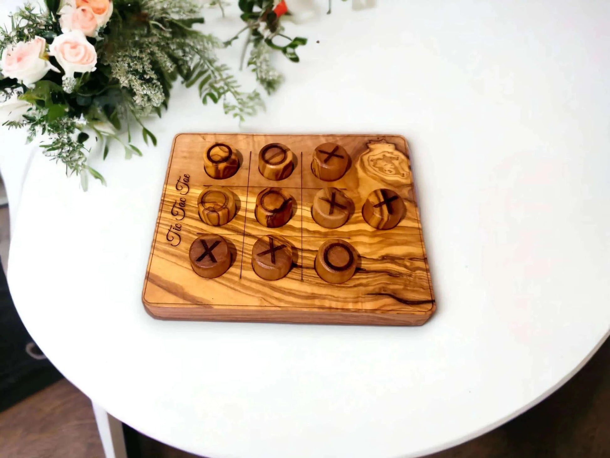 TIC TAC TOE/Noughts And Crosses Game Wood