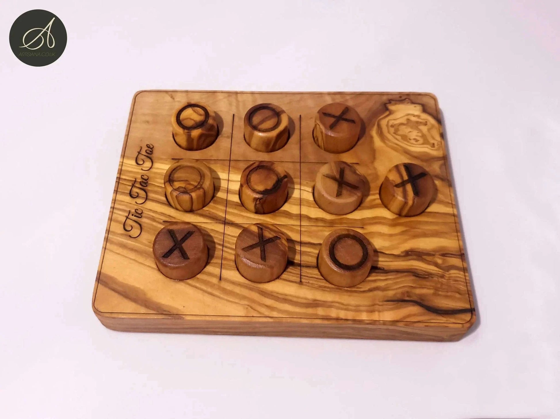 TIC TAC TOE/Noughts And Crosses Game Wood
