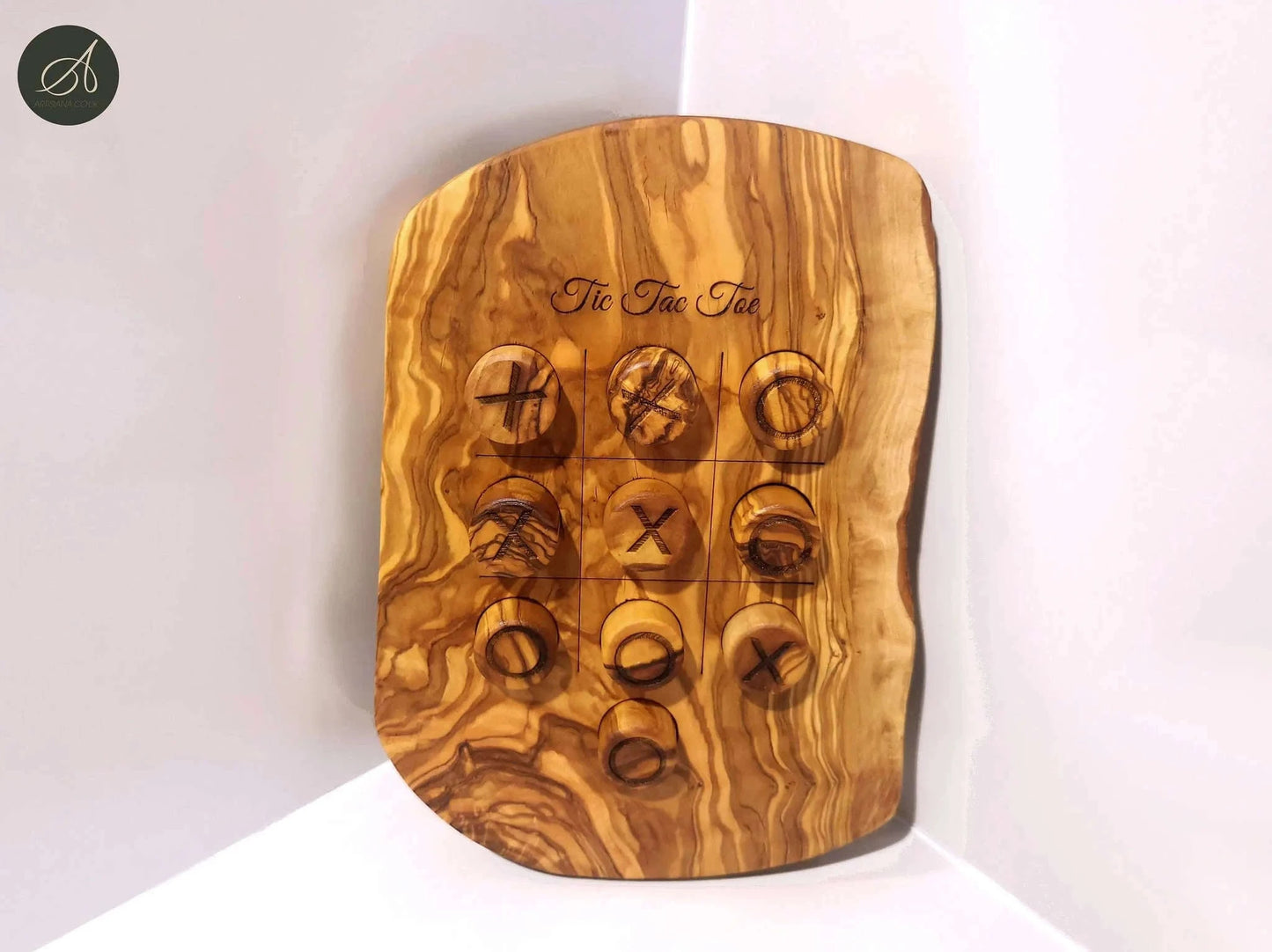 TIC TAC TOE/Noughts And Crosses Game Wood