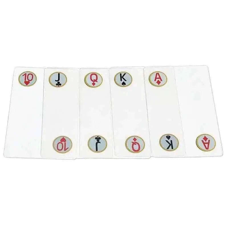 Transparent Plastic Poker Cards for Ultimate Game Night Fun Home & Garden