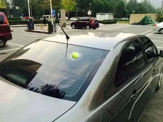 Tricky Tennis Ball Car Sticker - Vehicle Decor for Tennis Lovers Novelty