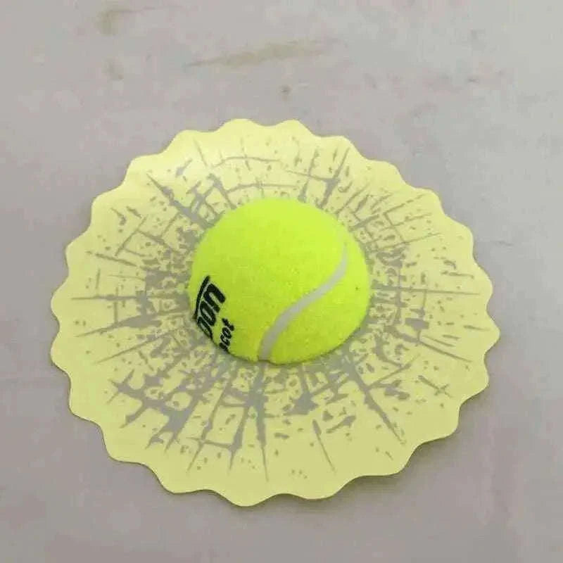 Tricky Tennis Ball Car Sticker - Vehicle Decor for Tennis Lovers Novelty