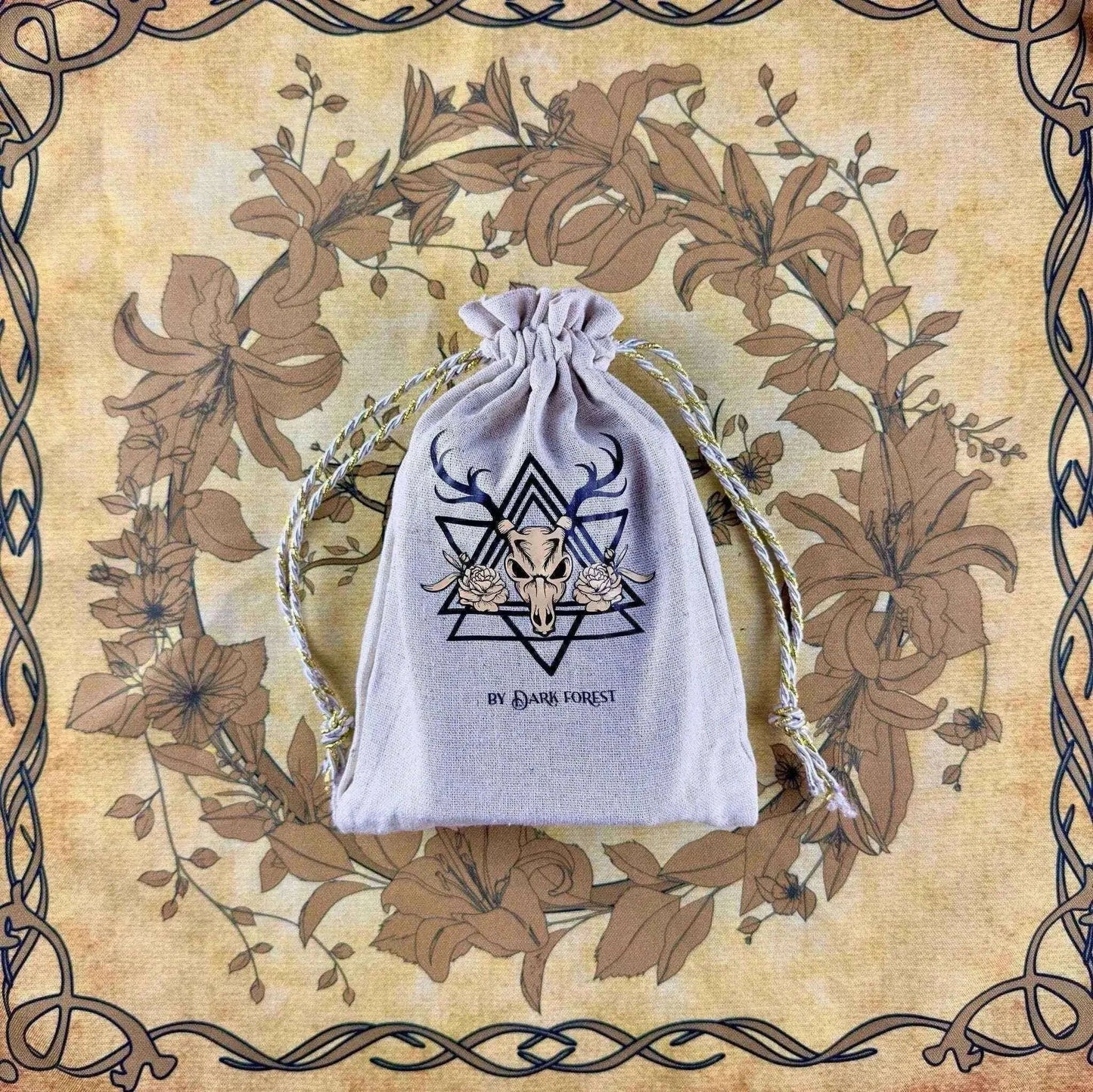 Vintage Bag for Tarot Cards - Perfect Vintage Tarot Card Bag Religious