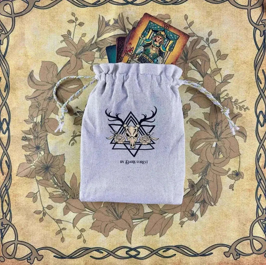 Vintage Bag for Tarot Cards - Perfect Vintage Tarot Card Bag Religious