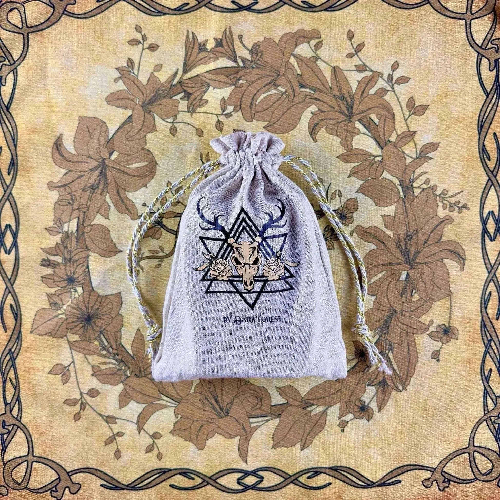 Vintage Bag for Tarot Cards - Perfect Vintage Tarot Card Bag Religious
