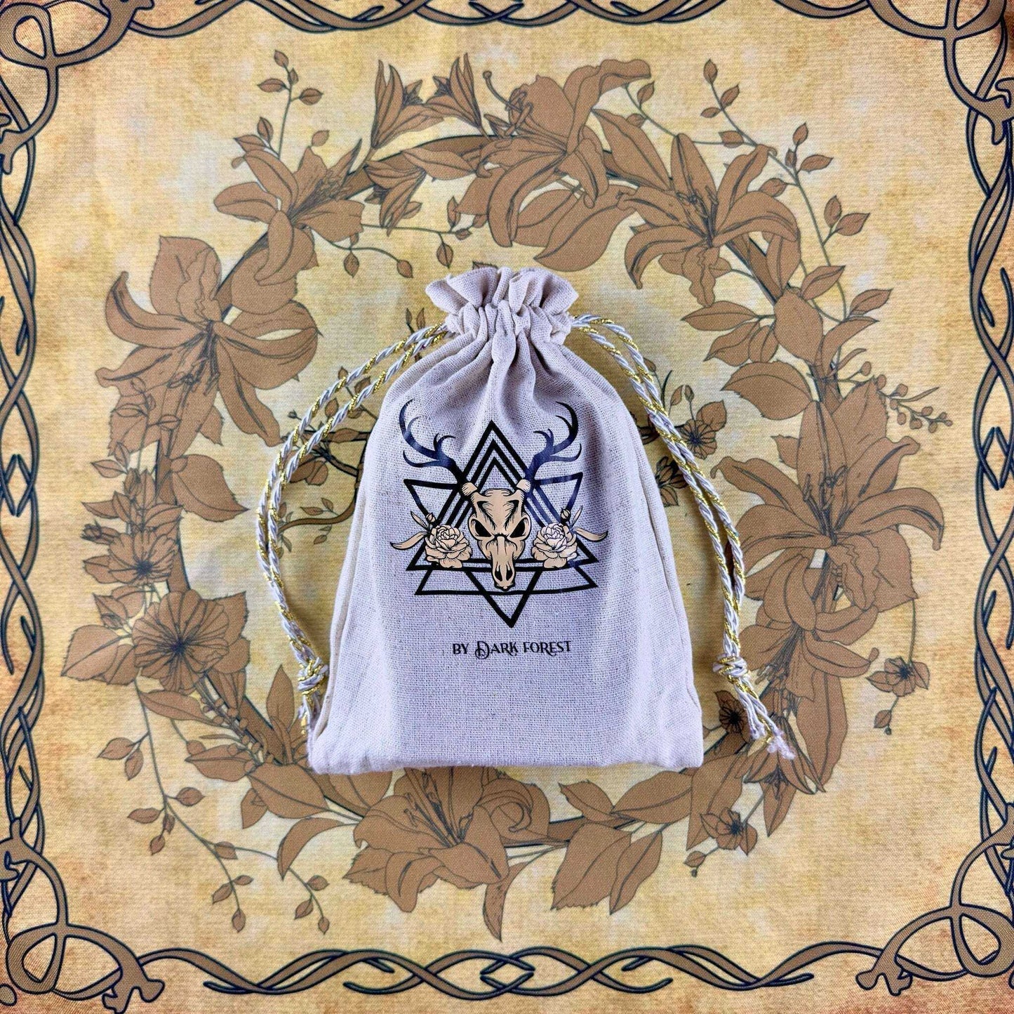 Vintage Bag for Tarot Cards - Perfect Vintage Tarot Card Bag Religious