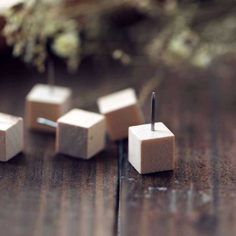 Wooden Dice Push Pins Stationery & Crafts