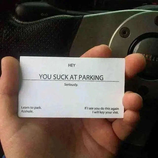 You Suck At Parking Cards Automotive