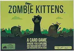 Zombie Kittens Card Game - Unleash the Fun with Pawsitively Adorable Mayhem!